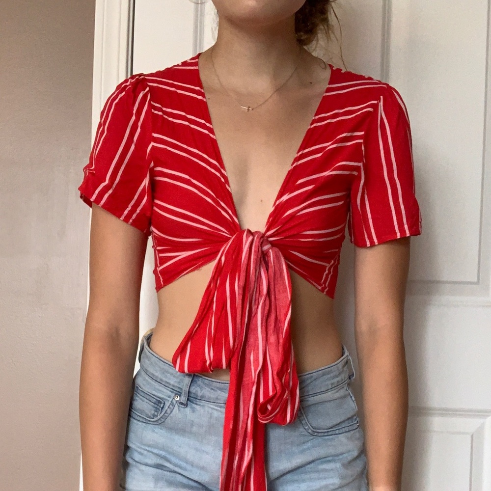 Striped Tie Shirt